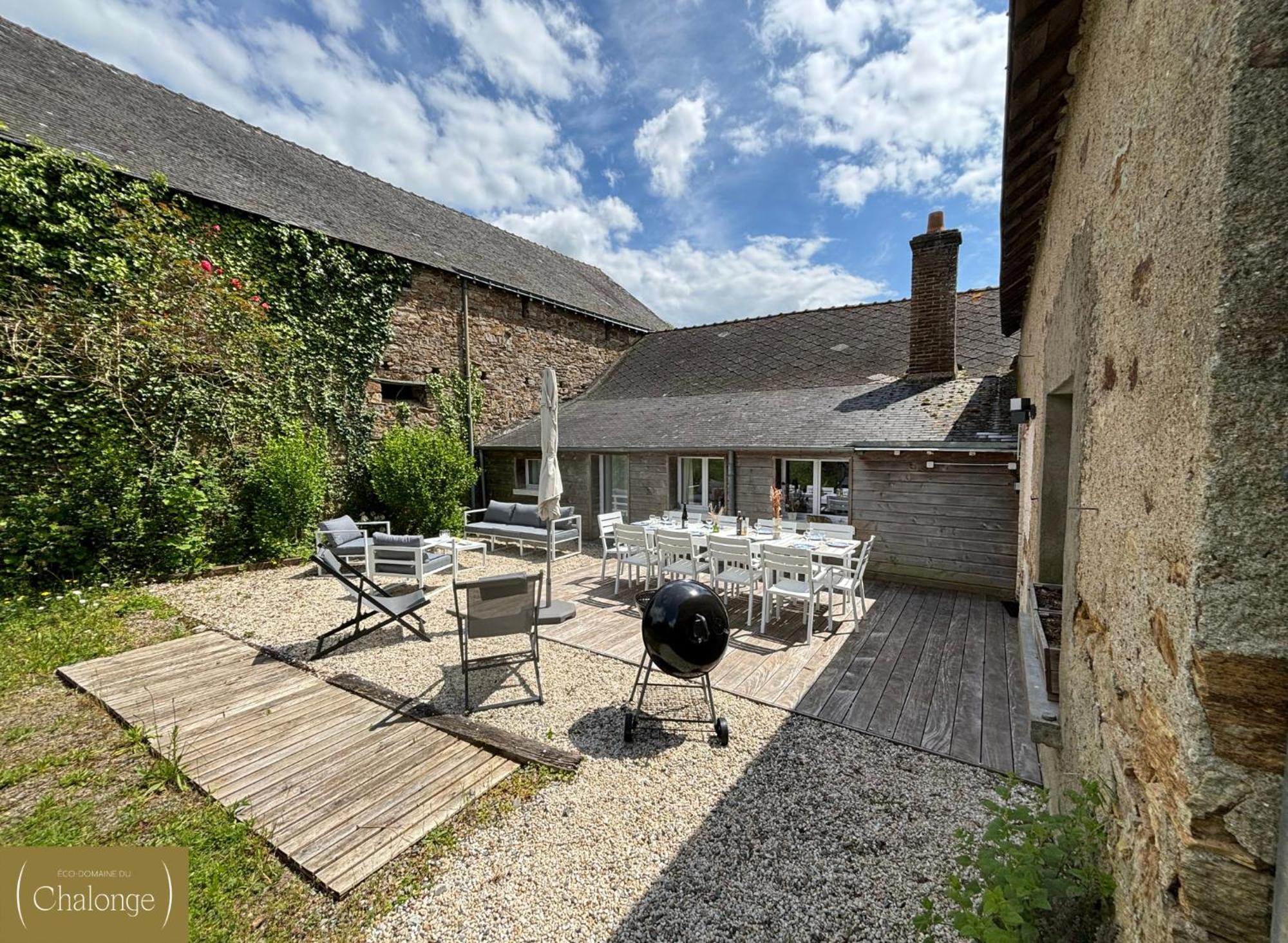 Hotel L'Eco-Domaine Du Chalonge Héric Esterno foto